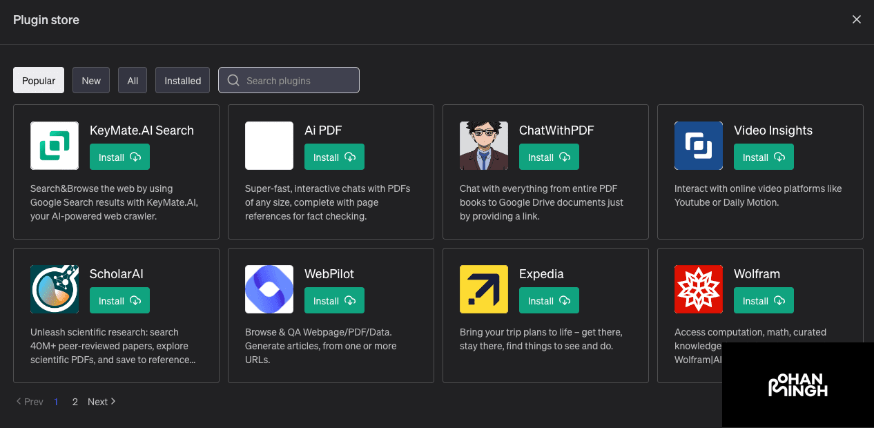 ChatGPT Plugins