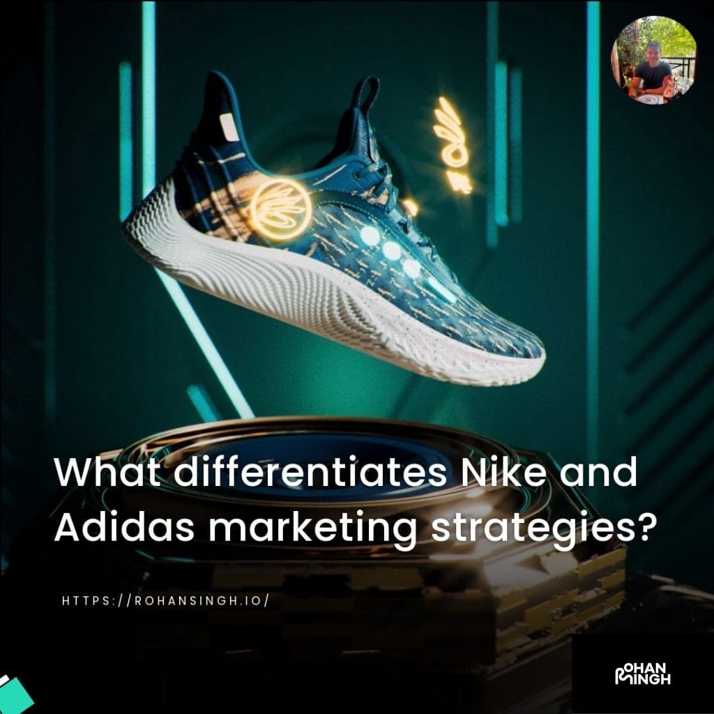 What differentiates Nike and Adidas marketing strategies?