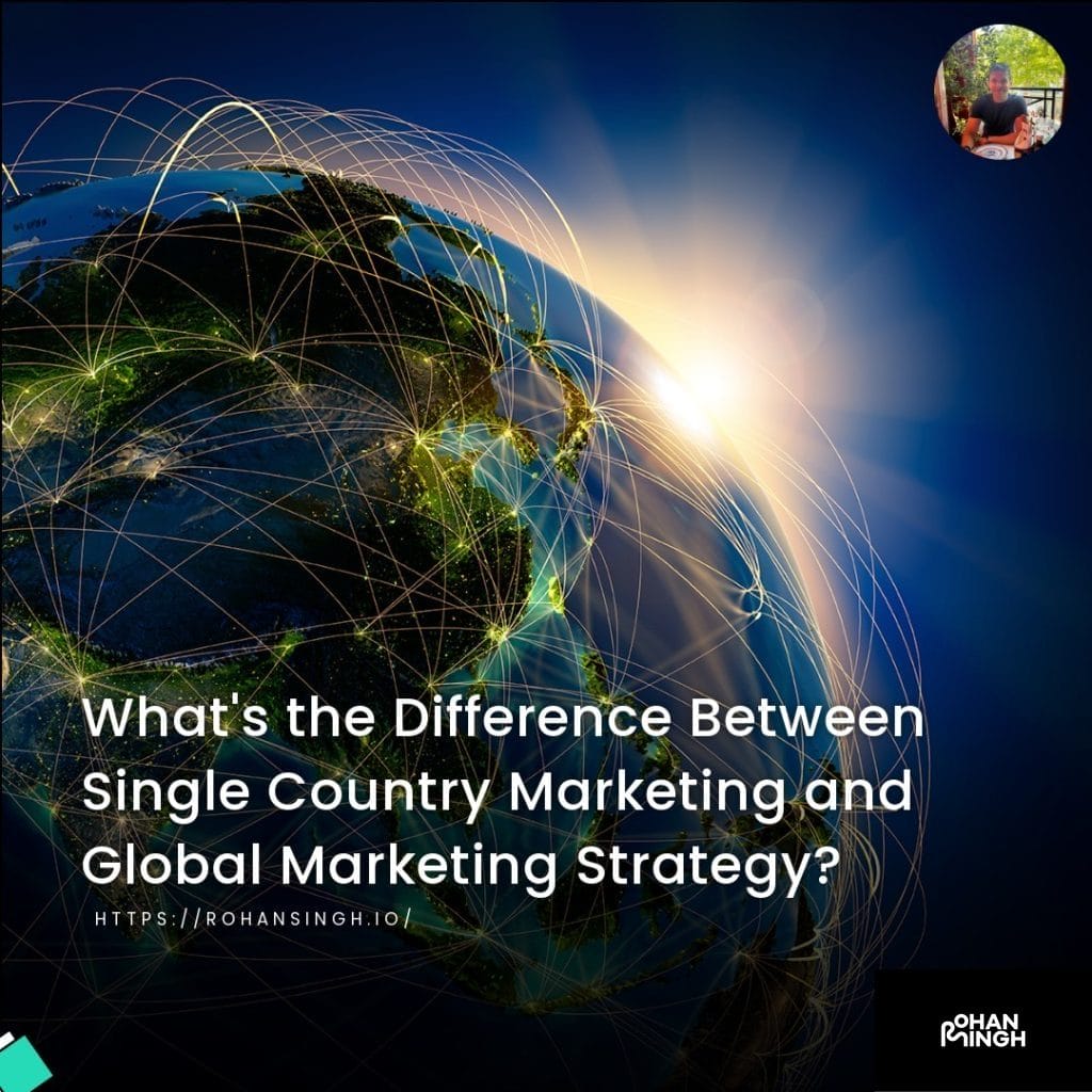 What's the Difference Between Single Country Marketing and Global Marketing Strategy?