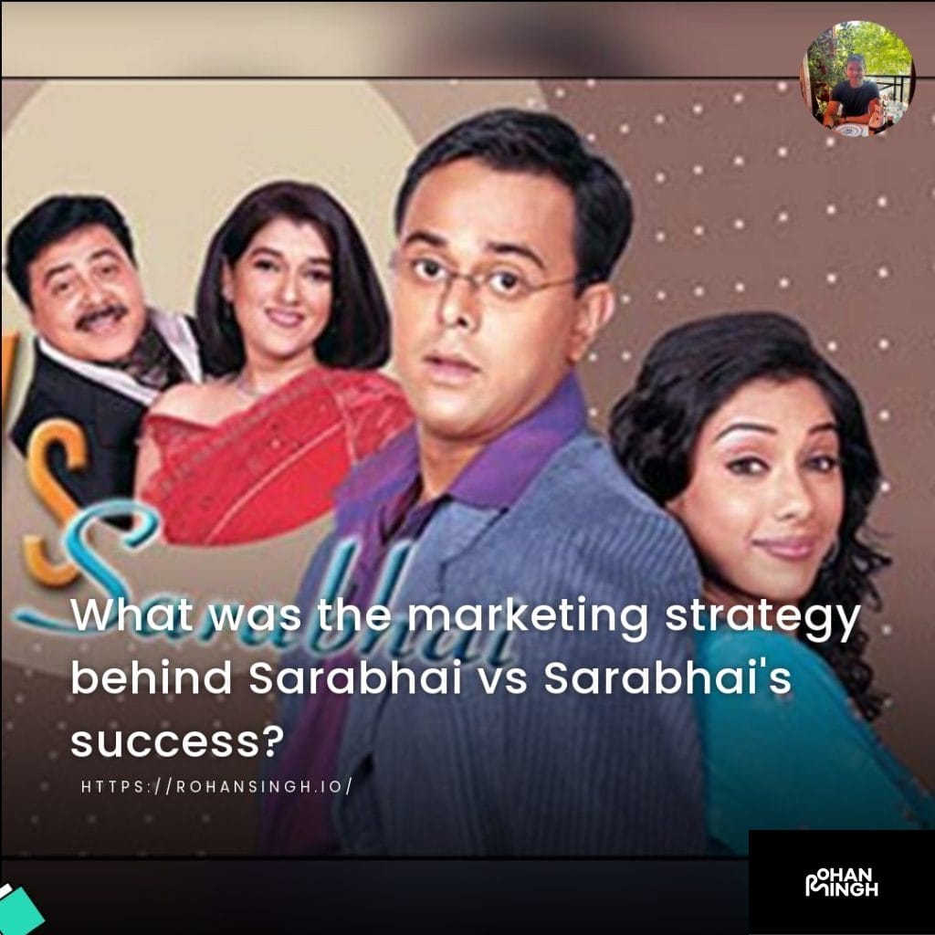 What was the marketing strategy behind Sarabhai vs Sarabhai’s success?