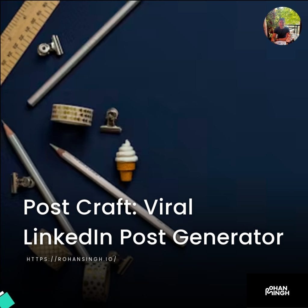 Post Craft: Viral LinkedIn Post Generator